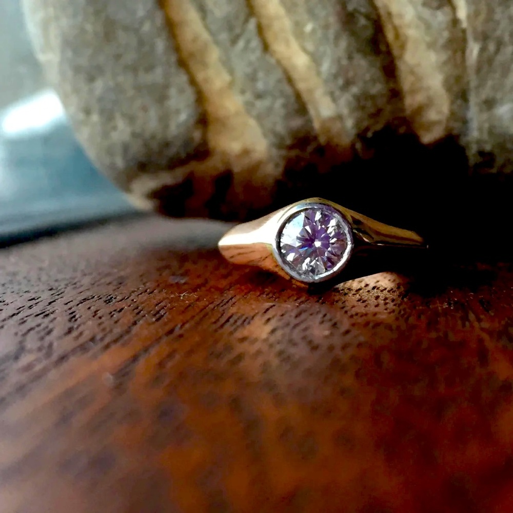14k Rose Gold 1.10ct. Diamond Ring